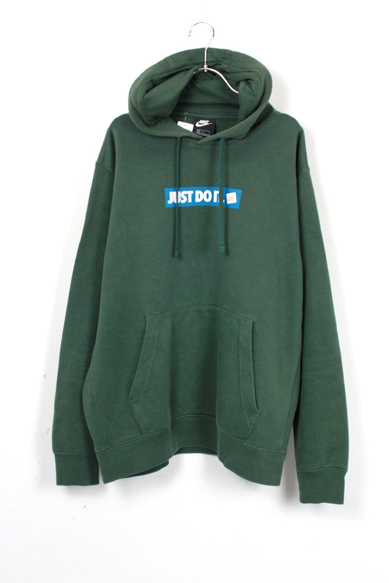 LOGO SWEAT HOODIE / GREEN [SIZE: L USED]