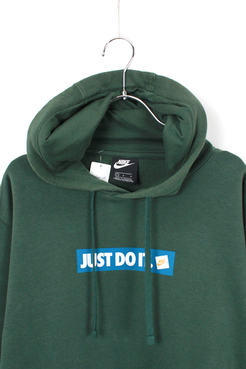 LOGO SWEAT HOODIE / GREEN [SIZE: L USED]
