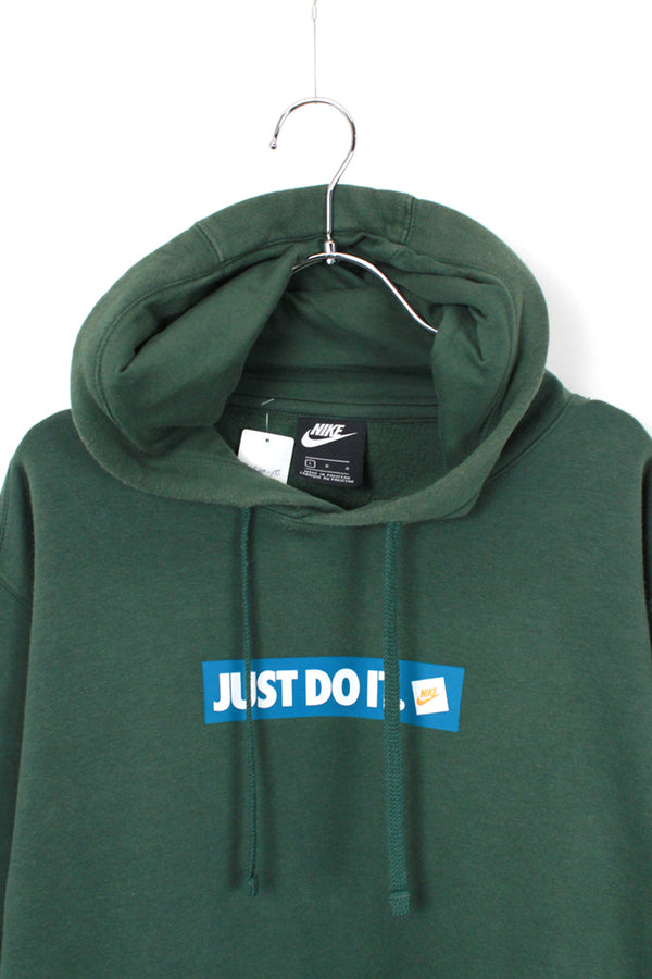 LOGO SWEAT HOODIE / GREEN [SIZE: L USED]