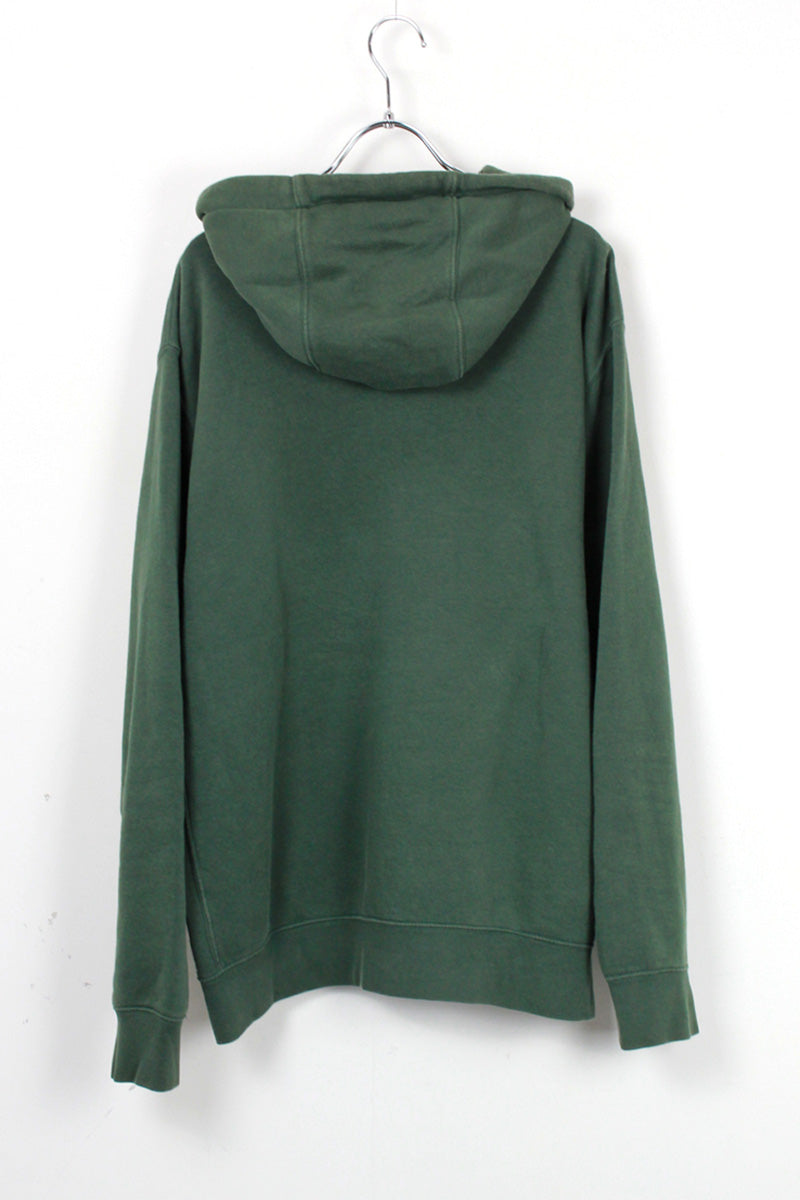 LOGO SWEAT HOODIE / GREEN [SIZE: L USED]