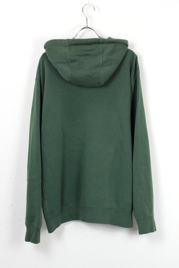 LOGO SWEAT HOODIE / GREEN [SIZE: L USED]