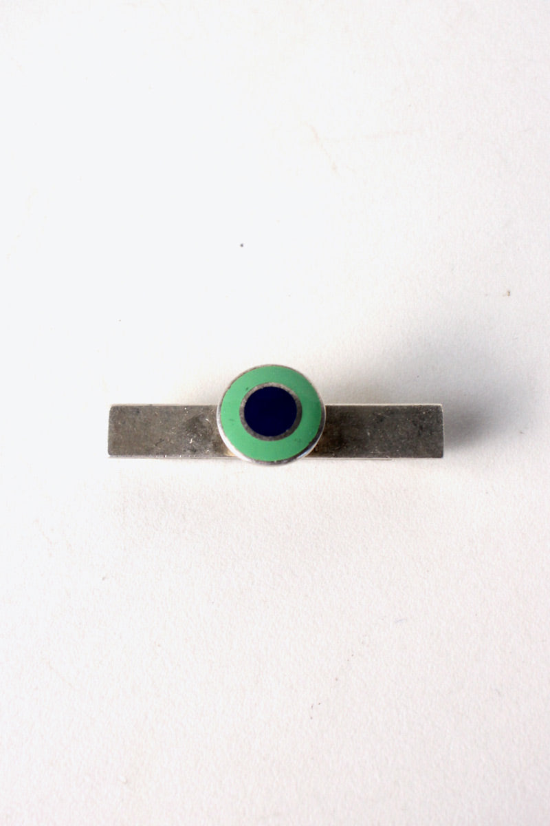SILVER "BLUE ON GREEN" STAMP [SIZE: ONE SIZE USED]