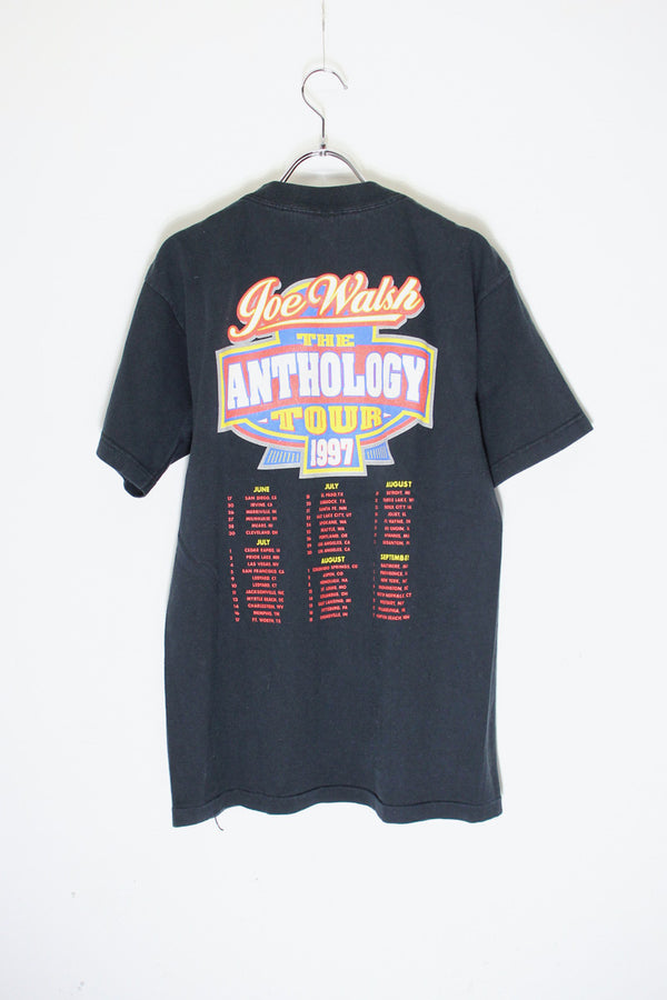 MADE IN USA 97'S S/S THE WALSH BACK PRINT T-SHIRT / BLACK [SIZE: M USED]