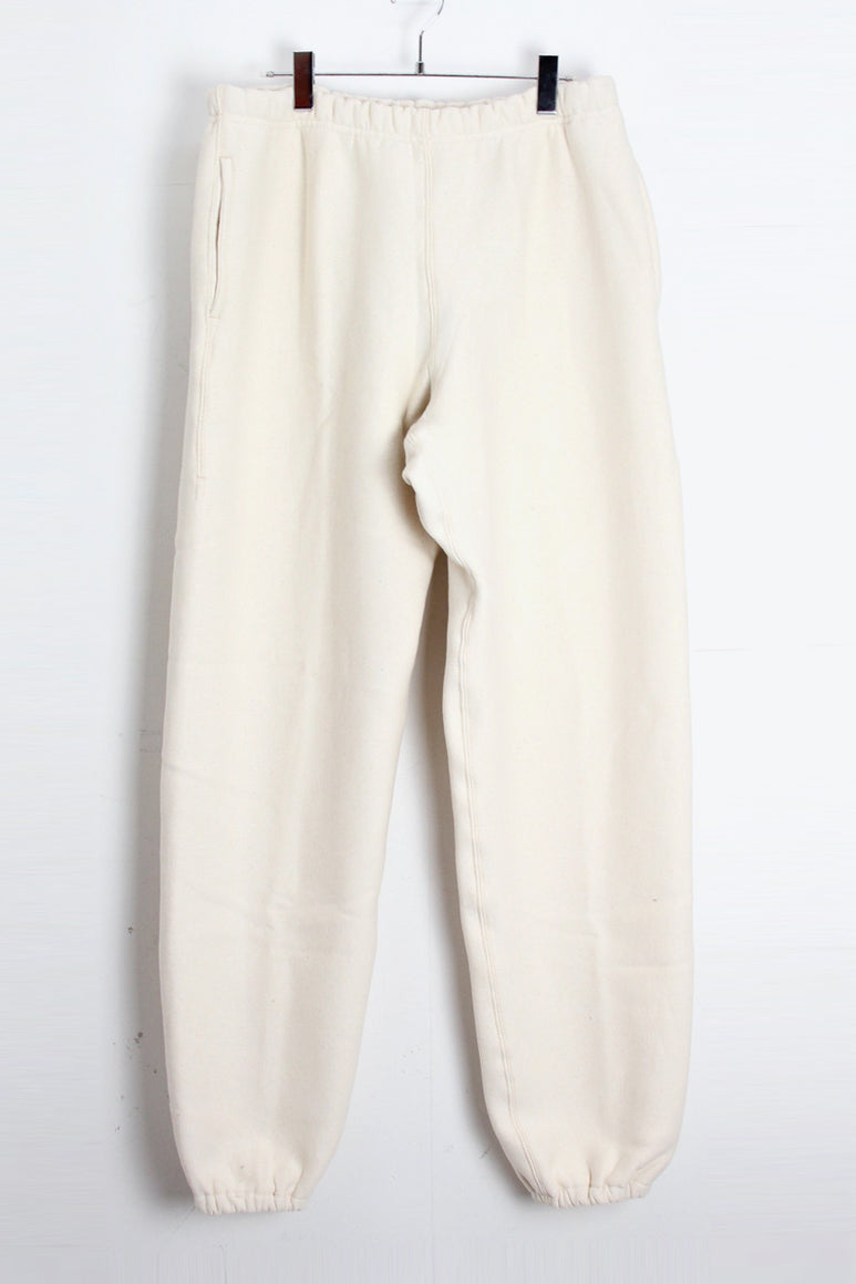 MADE IN USA #233 12OZ CROSS-KNIT SWEAT PANTS / NATURAL