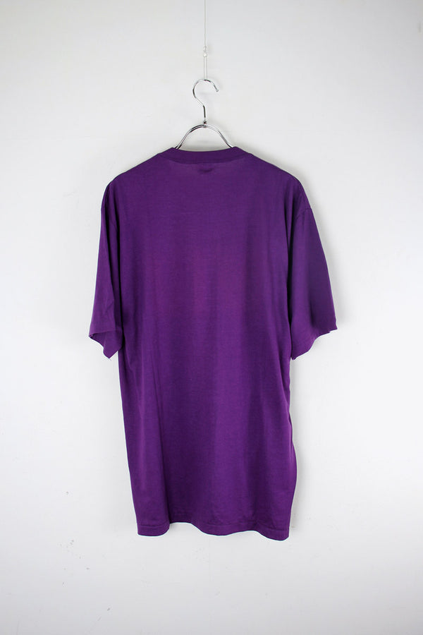 MADE IN USA 90'S WIU COLLEGE TEE SHIRT / PURPLE [SIZE: XL USED]
