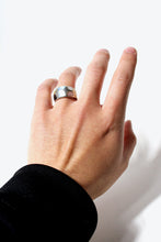 画像をギャラリービューアに読み込む, 925 SILVER RING W / STONE [SIZE: 15.5号 USED]
