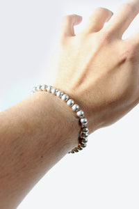 925 SILVER BALL CHAIN BRACELET [ONE SIZE USED]