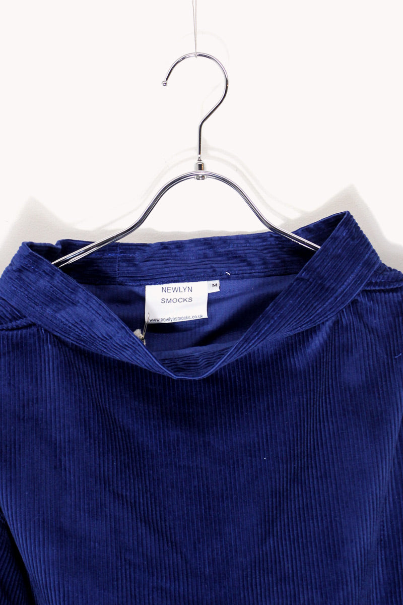 CORDUROY SMOCK ROUND NECK / NAVY BLUE [NEW]