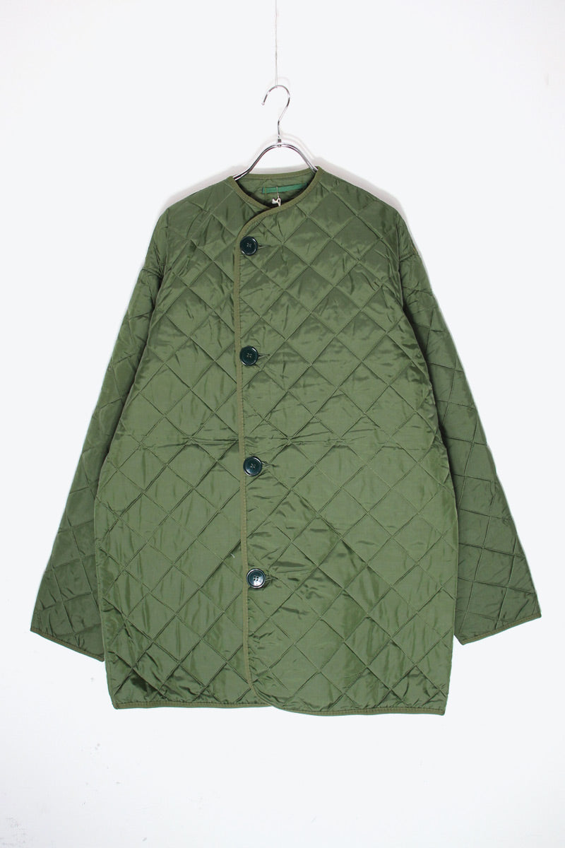 QUILTING LINER JACKET / OLIVE [SIZE: XL Equivalent DEADSTOCK/NOS]