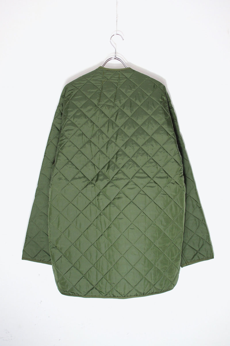 QUILTING LINER JACKET / OLIVE [SIZE: XL Equivalent DEADSTOCK/NOS]