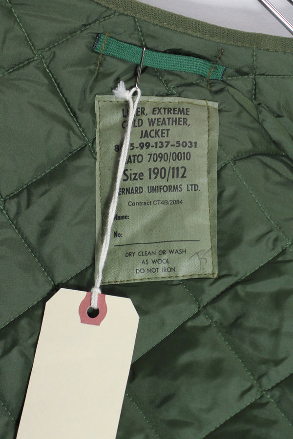 QUILTING LINER JACKET / OLIVE [SIZE: XL Equivalent DEADSTOCK/NOS]