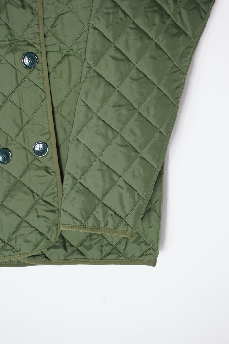 QUILTING LINER JACKET / OLIVE [SIZE: XL Equivalent DEADSTOCK/NOS]