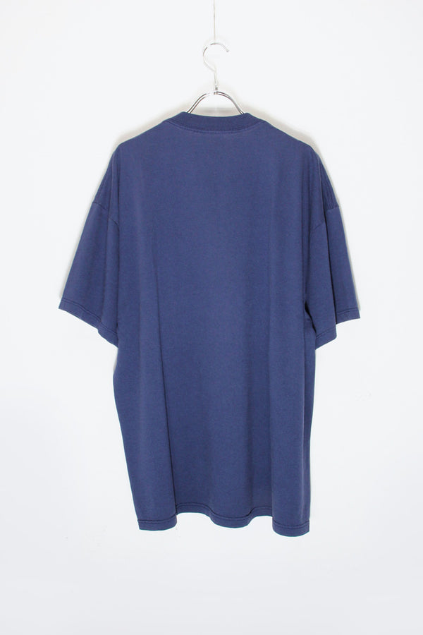 90'S S/S NEW YORK STUDDED T-SHIRT / NAVY [SIZE: XL USED]