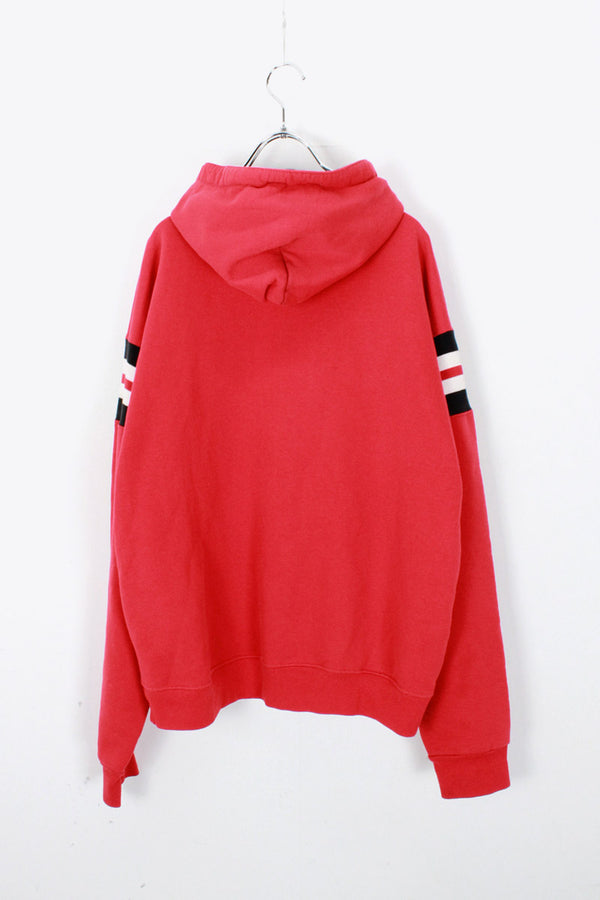 MARYLAND COLLEGE SWEAT HOODIE / RED [SIZE: L USED]