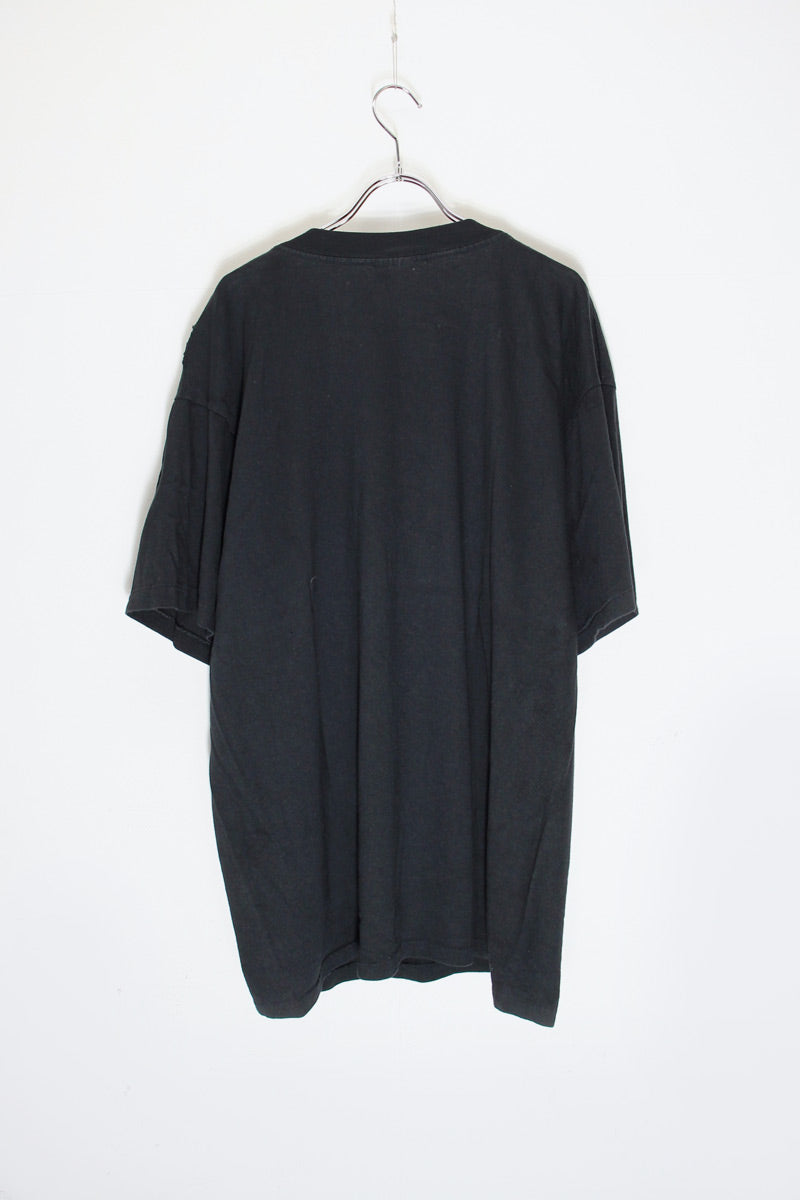 90's S/S THORACIC PARK PRINT T-SHIRT / BLACK [SIZE: XL USED]