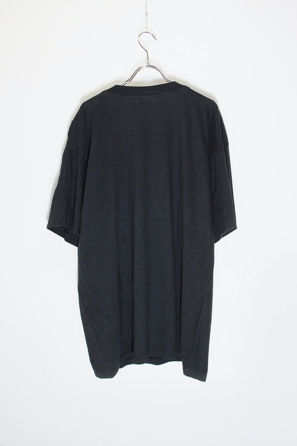 90's S/S THORACIC PARK PRINT T-SHIRT / BLACK [SIZE: XL USED]