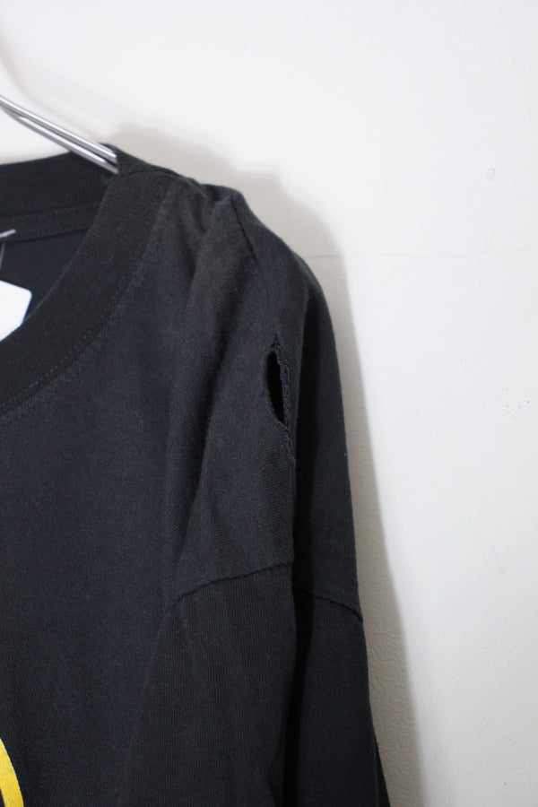 90's S/S THORACIC PARK PRINT T-SHIRT / BLACK [SIZE: XL USED]
