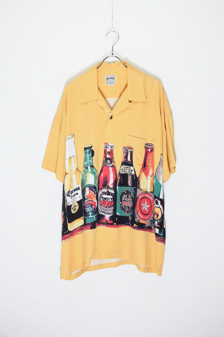 WIDE ALOHA SHIRT (BEER) / MUSTARD [NEW]