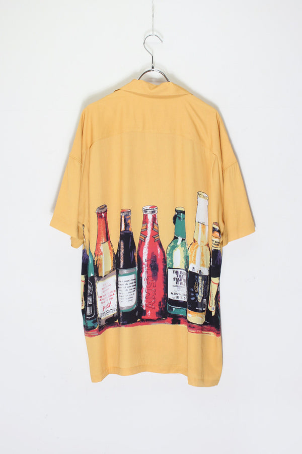 WIDE ALOHA SHIRT (BEER) / MUSTARD [NEW]