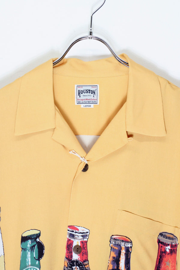 WIDE ALOHA SHIRT (BEER) / MUSTARD [NEW]