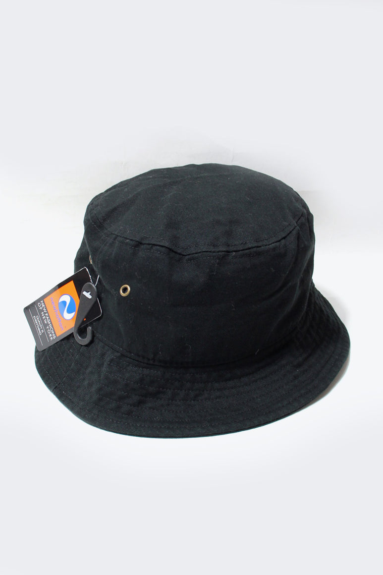 S-WASH BUCKET HAT / BLACK [SIZE:S/M NEW]