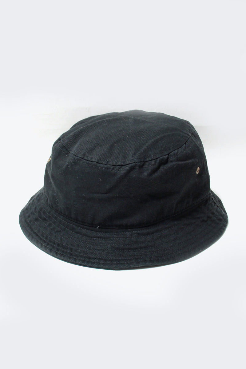 S-WASH BUCKET HAT / BLACK [SIZE:S/M NEW]
