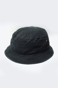 S-WASH BUCKET HAT / BLACK [SIZE:S/M NEW]