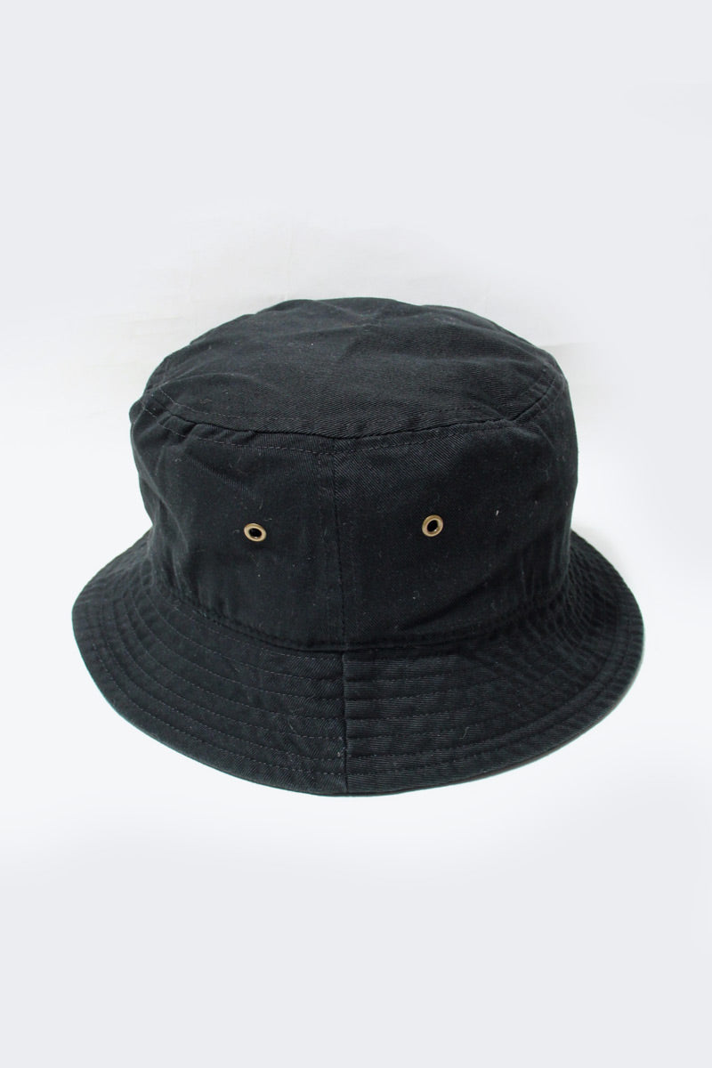 S-WASH BUCKET HAT / BLACK [SIZE:S/M NEW]