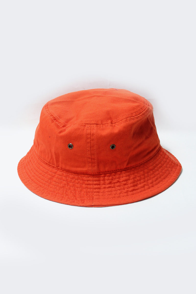 S-WASH BUCKET HAT / ORANGE [SIZE: S/M NEW][US FIT]