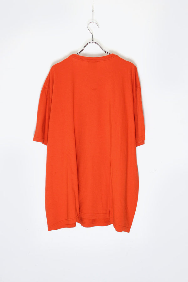 90'S ONE POINT T-SHIRT / ORANGE [SIZE: XXL USED]