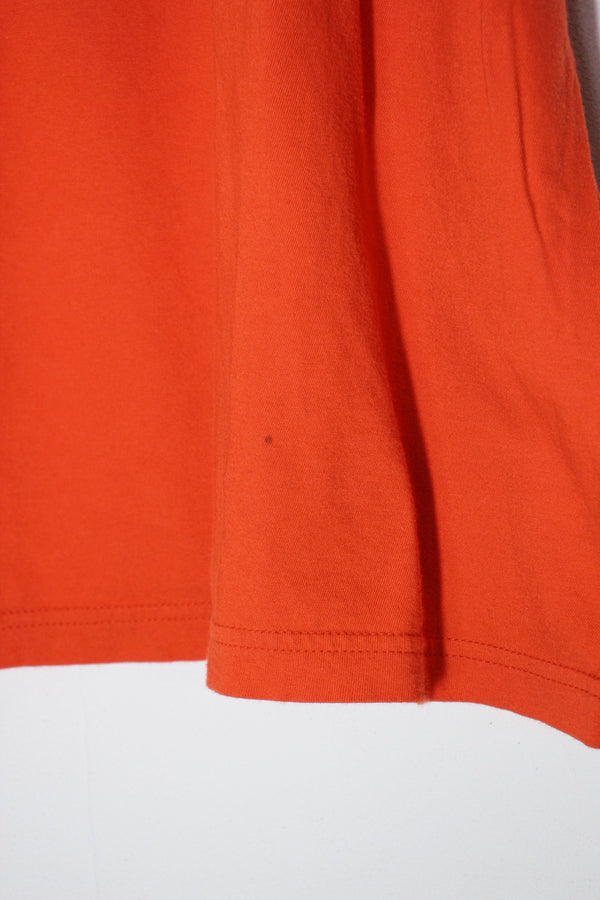 90'S ONE POINT T-SHIRT / ORANGE [SIZE: XXL USED]