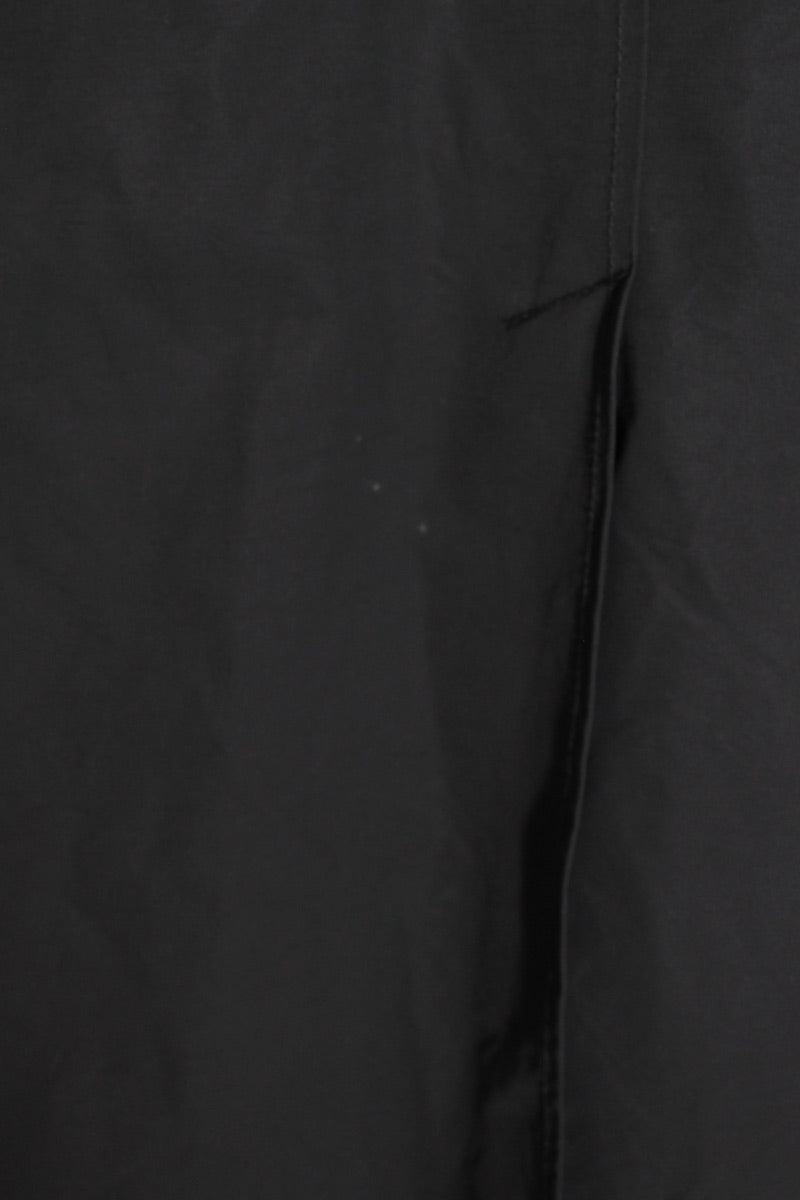 90'S NYLON LONG COAT / BLACK [SIZE: S USED]