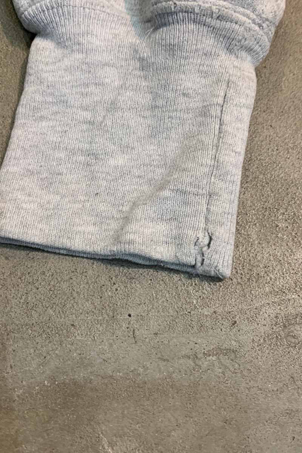 MADE IN USA 90'S REVERSE WEAVE JRS EMBROIDERY SWEATSHIRT / GRAY [SIZE: XL USED]