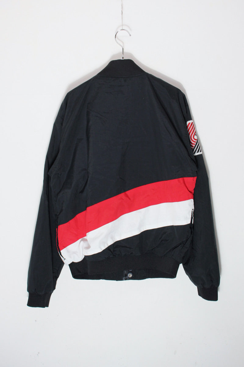 90'S PORTLAND NBA NYLON JACKET / BLACK [SIZE: S USED]