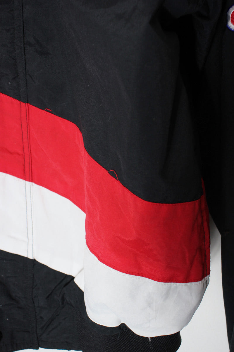 90'S PORTLAND NBA NYLON JACKET / BLACK [SIZE: S USED]