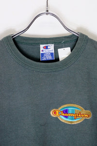 MADE IN USA 90'S ONE POINT T-SHIRT / GREEN [SIZE: L USED]