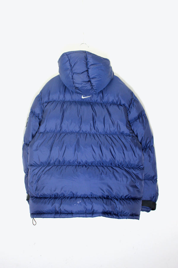 EARLY 00'S ATTACHABLE HOODIE DOWN COAT / NAVY［ SIZE: M USED ]