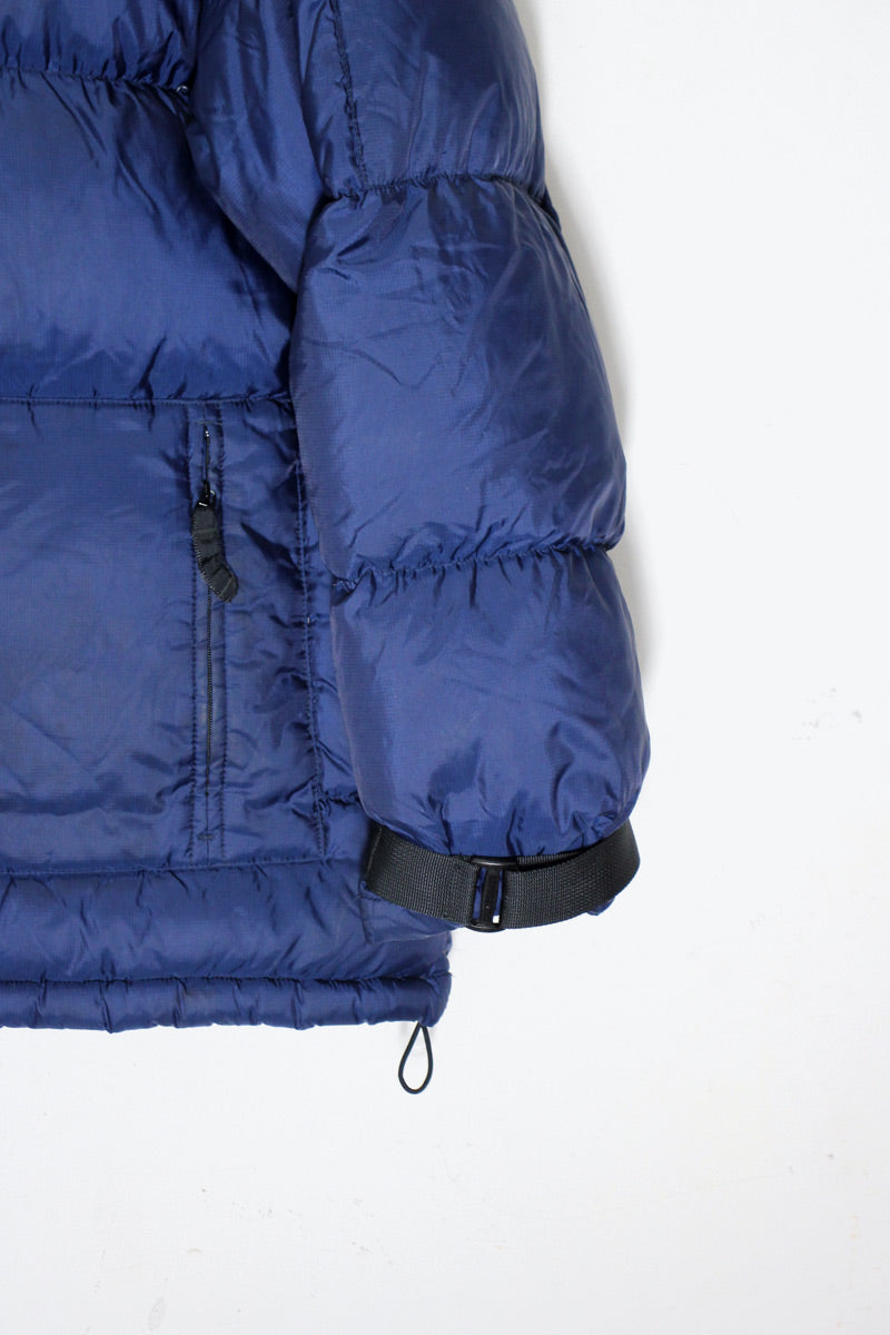EARLY 00'S ATTACHABLE HOODIE DOWN COAT / NAVY［ SIZE: M USED ]