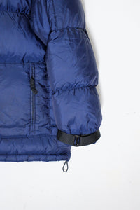 EARLY 00'S ATTACHABLE HOODIE DOWN COAT / NAVY［ SIZE: M USED ]