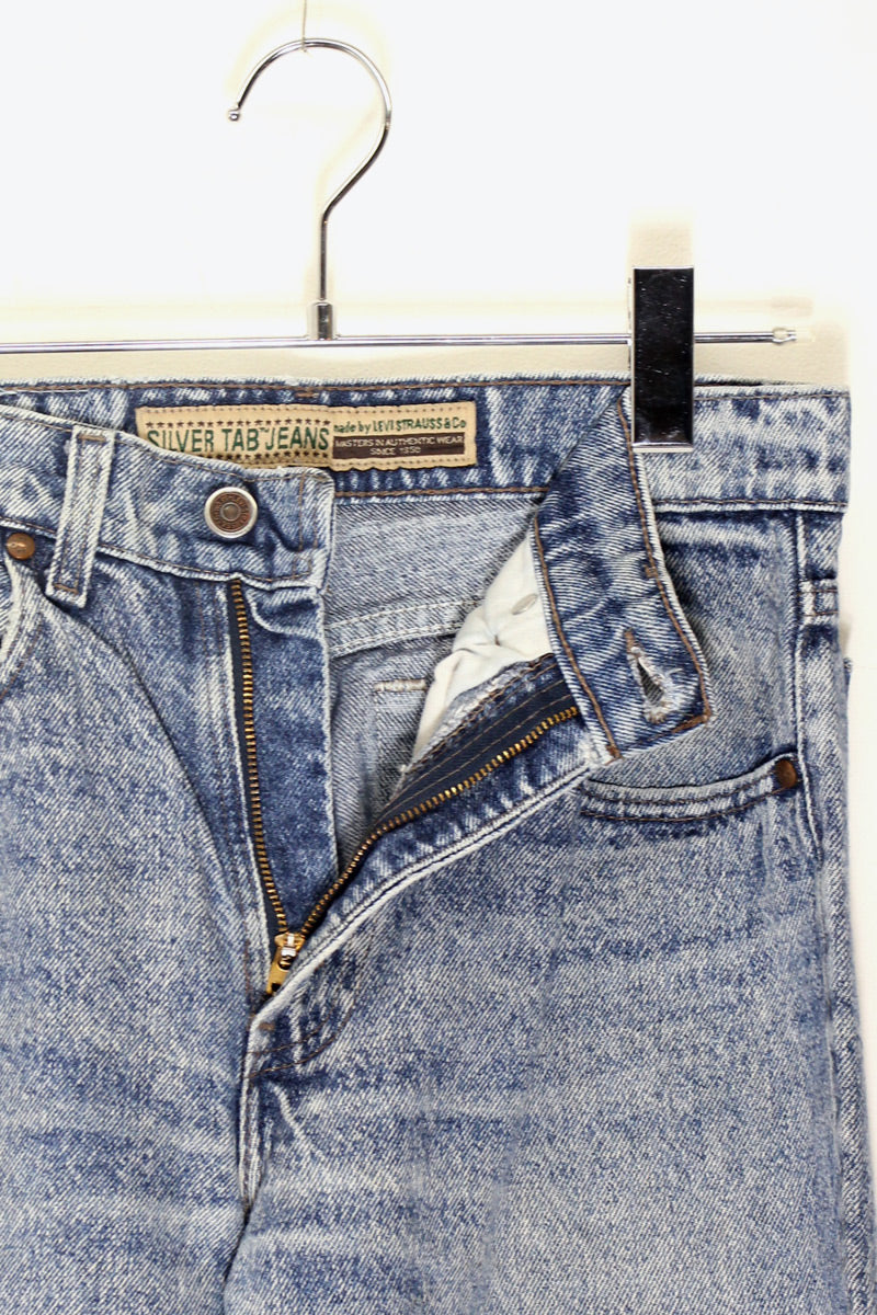 MADE IN USA 90'S 512 SILVER TAB DENIM PANTS / STONE WASH [SIZE: W31L32 USED]