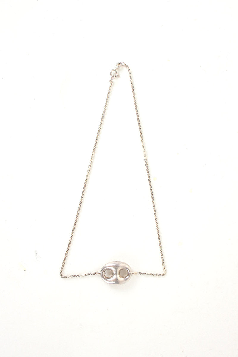 MADE IN ITALY 925 VINTAGE SILVER PENDANT NECKLACE [ONE SIZE USED]