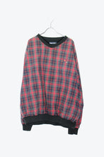 画像をギャラリービューアに読み込む, 90&#39;S CHECK PULLOVER COTTON JACKET / RED / GREEN / NAVY［ SIZE: XL USED ]
