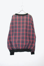 画像をギャラリービューアに読み込む, 90&#39;S CHECK PULLOVER COTTON JACKET / RED / GREEN / NAVY［ SIZE: XL USED ]
