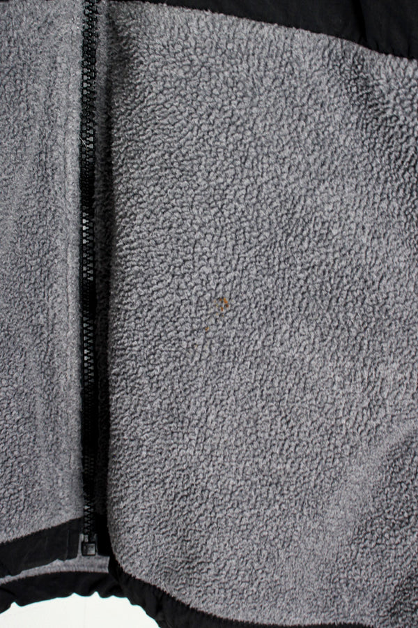 ZIP HOODIE DENALI FLEECE JACKET / GRAY/BLACK [SIZE: L USED] [USA企画品]