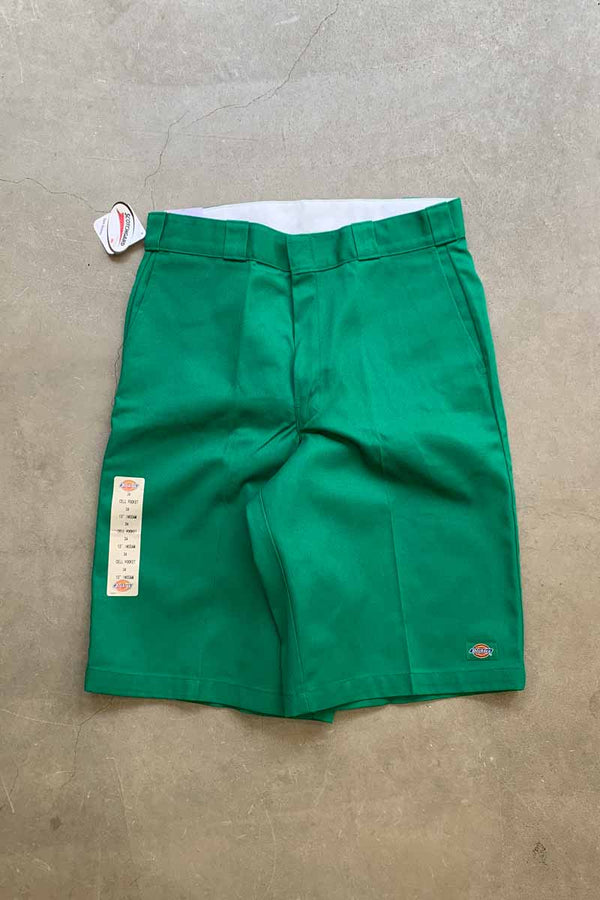 LOOSE FIT SHORT PANTS / GREEN [SIZE: W34 DEADSTOCK/NOS]