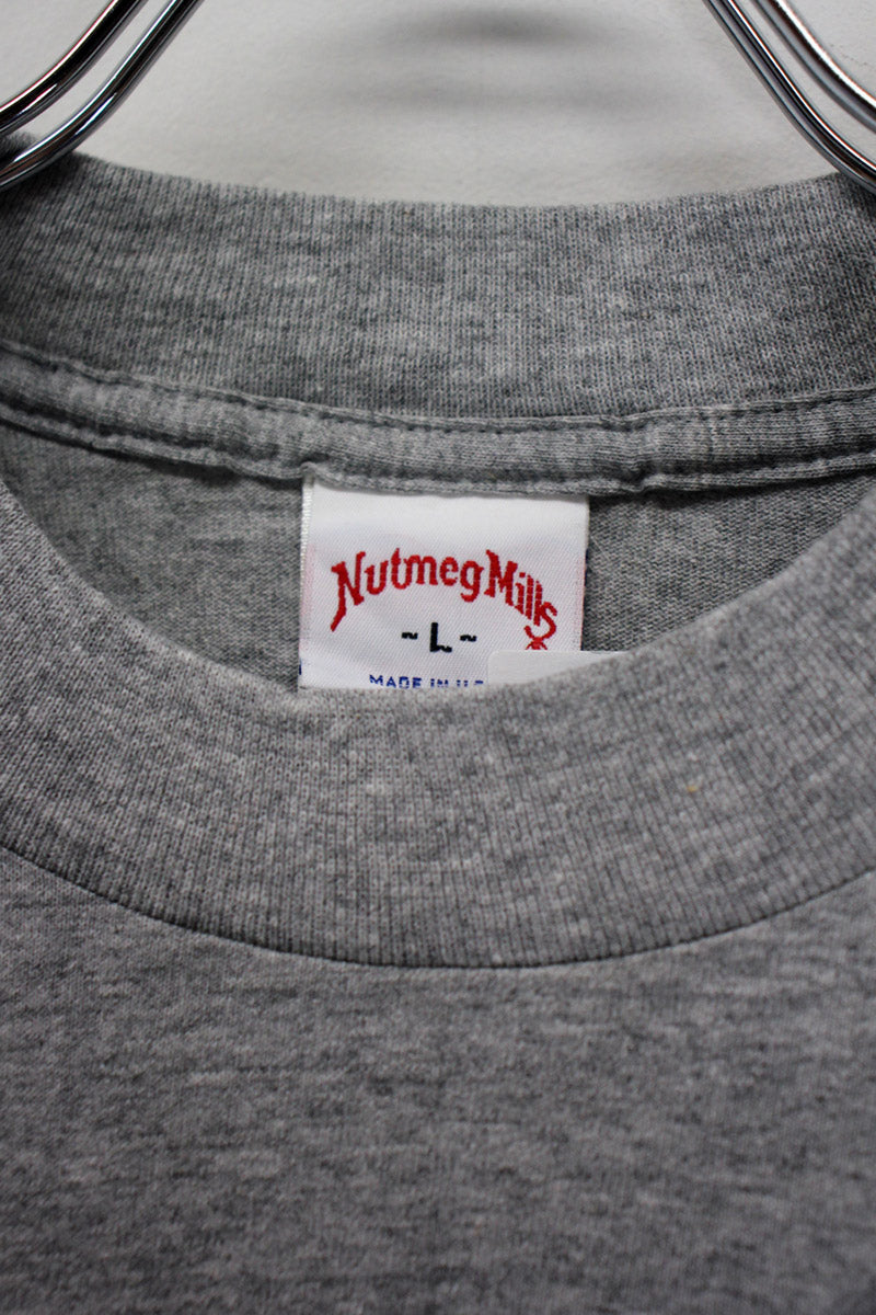 MADE IN USA 90'S ST.JOHN'S TEE SHIRT / GRAY [SIZE: L USED]