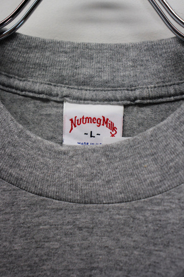 MADE IN USA 90'S ST.JOHN'S TEE SHIRT / GRAY [SIZE: L USED]