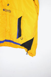 00'S CHALLENGER NYLON PUFF JACKET / YELLOW / BLACK［ SIZE: XL USED ]