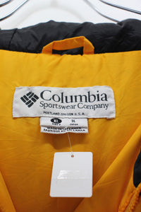 00'S CHALLENGER NYLON PUFF JACKET / YELLOW / BLACK［ SIZE: XL USED ]