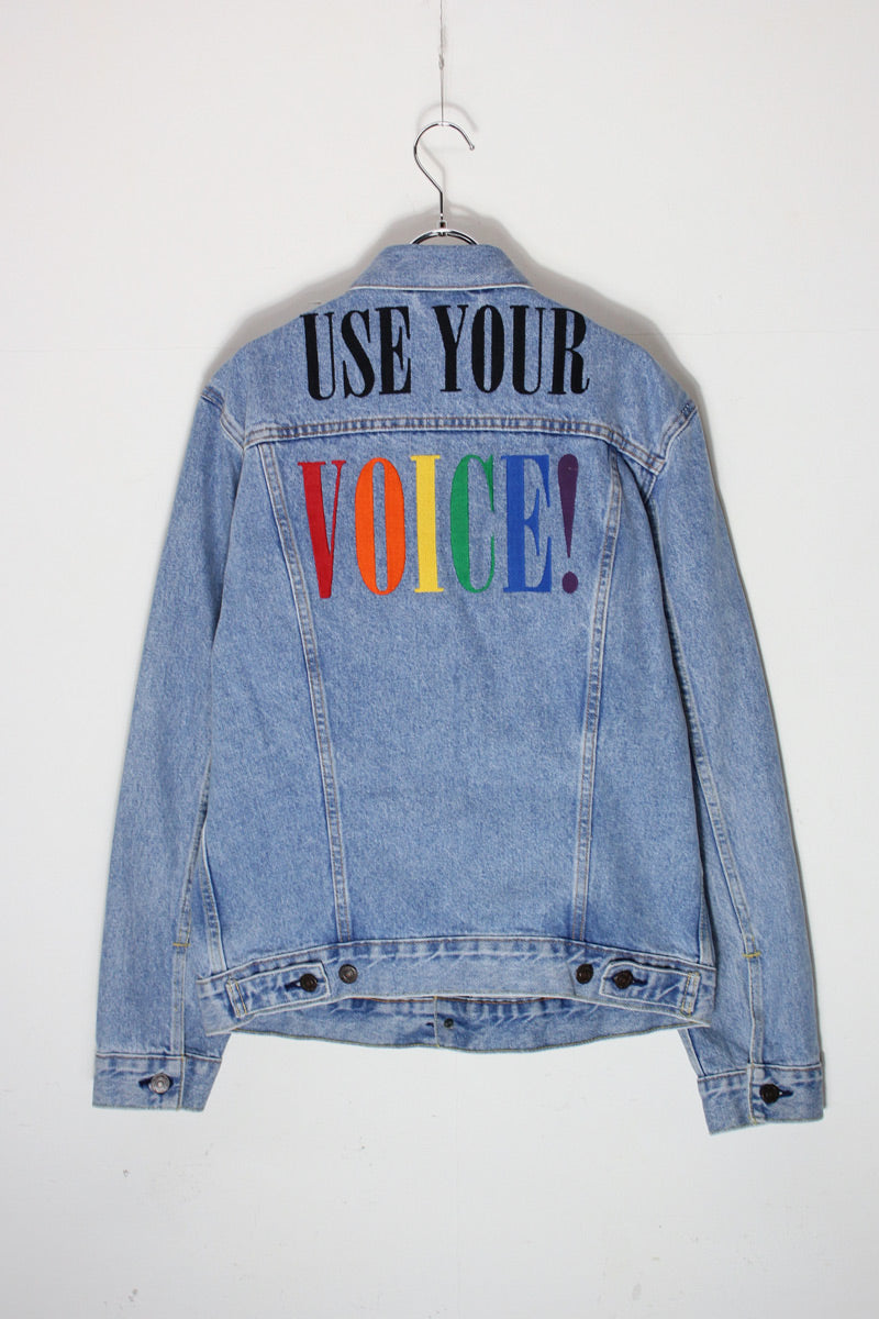 3RD TYPE DENIM JACKET VOICE / LIGHT INDIGO [SIZE: M USED]